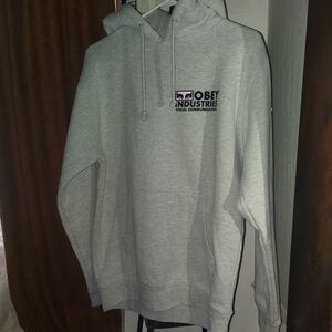 Obey Industries Brand New w/o tags skate concept hoodie minimal heather grey